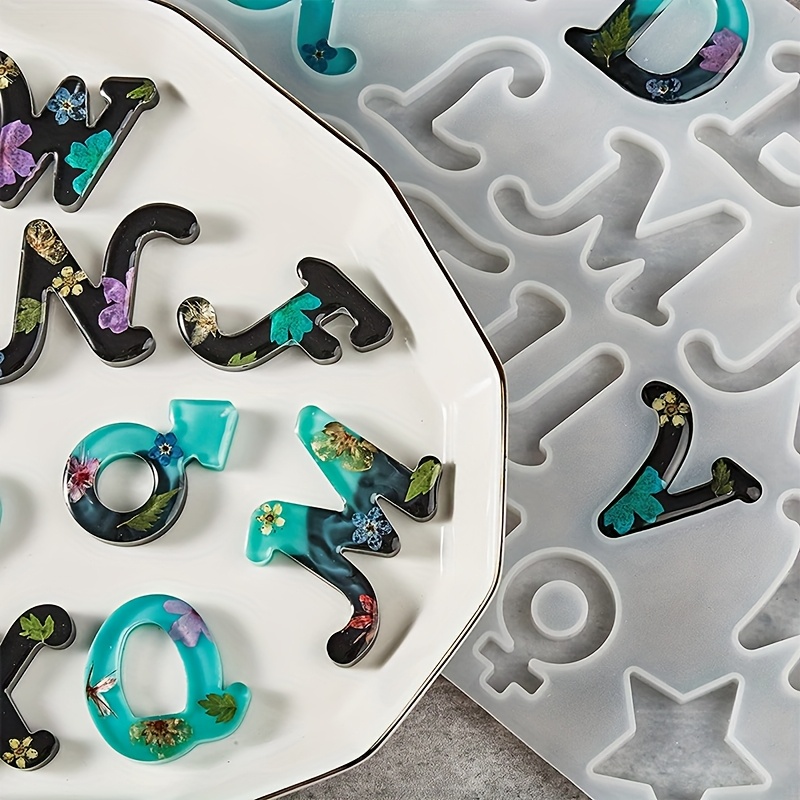 Resin Art Letters - 레진 몰드 A 스타일 거울 모양