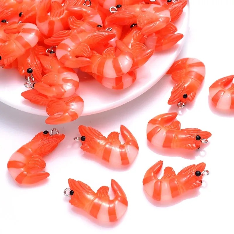 Resin Art Accessories - 10Pcs 아크릴 수지 만화 해산물 참