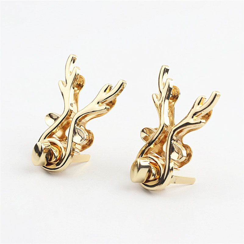 Resin Art Ring - 1pcs 금속 사슴 모양 회전 잠금