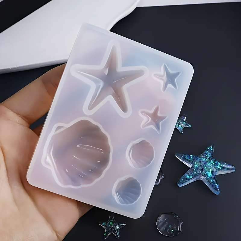 Resin Art Letters - DIY 바다 테마 크리스탈 에폭시 레진