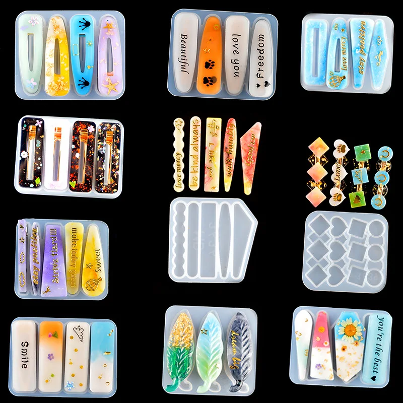 Resin Art Jewellery - DIY 에폭시 수지 헤어 클립 머리핀