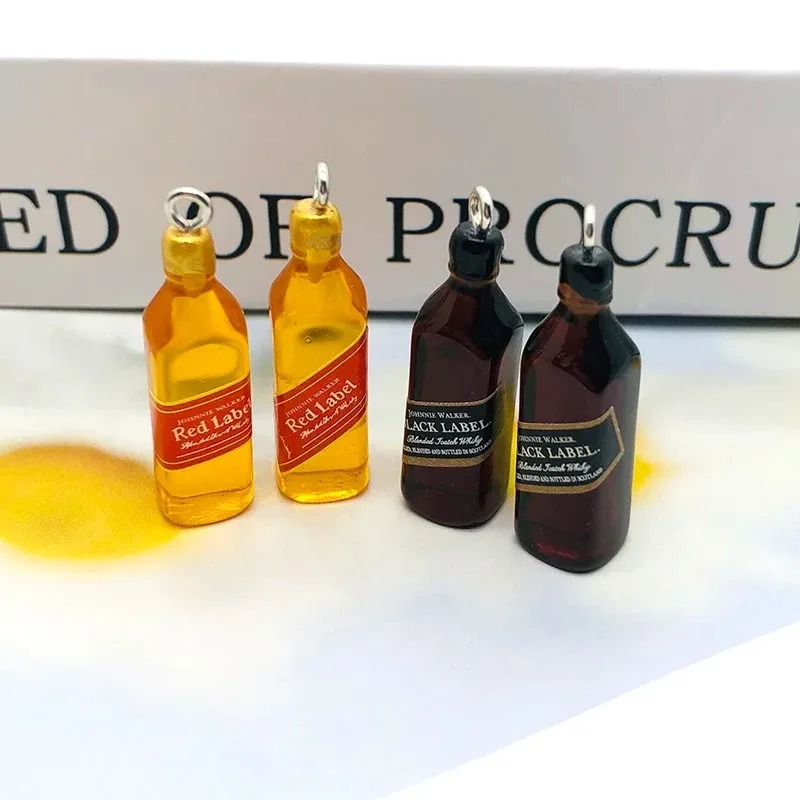 Resin Art Accessories - 10Pcs 작은 와인 바 병 수지