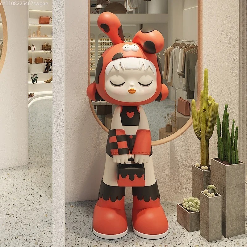 아트 카툰 소녀 조각상 실내 패션 캐릭터 모델 레진 공 - Resin Art Accessories 리뷰 및 가격