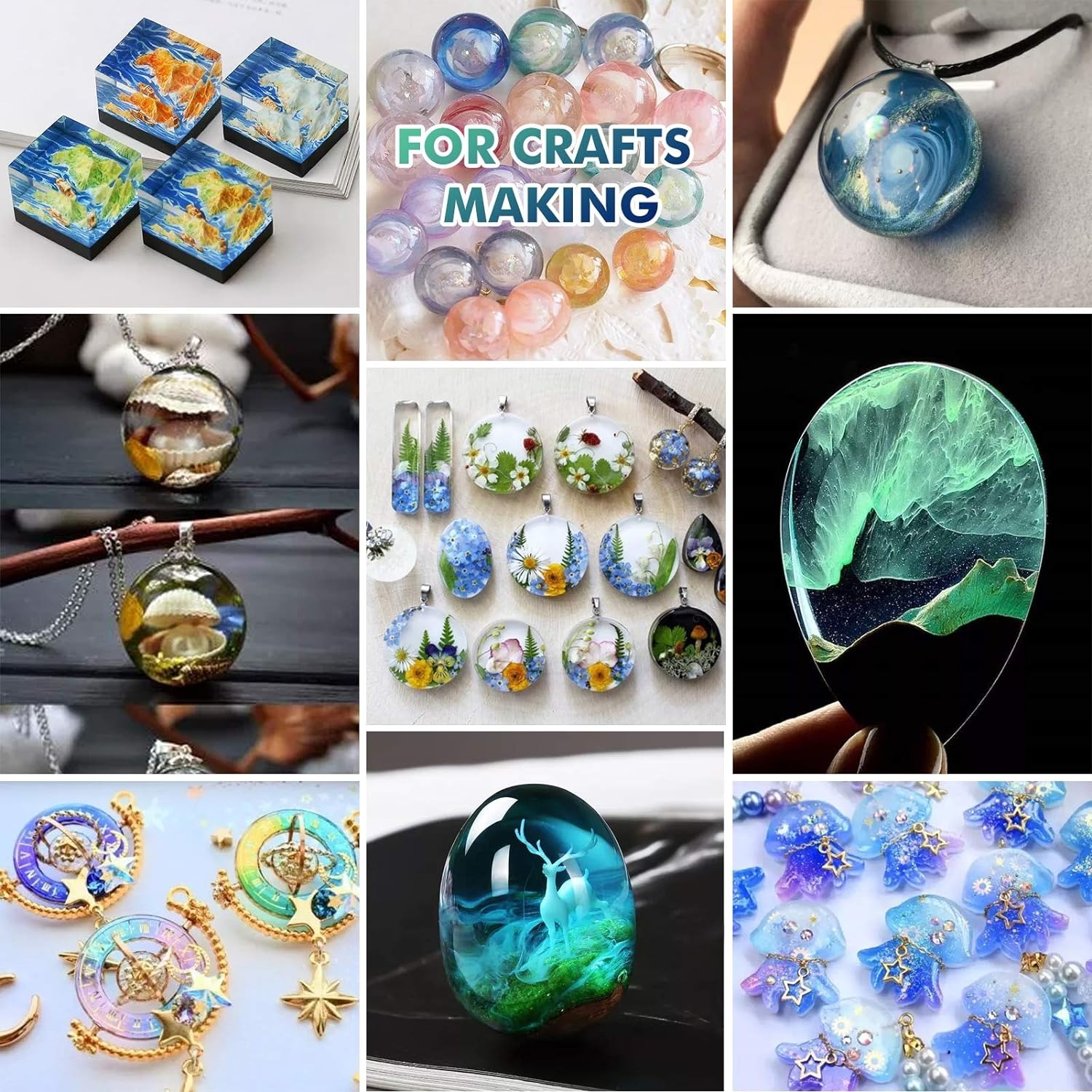 UV 송진 투명, 경질, 업그레이드 크리스탈 투명 에폭 - Resin Art Letters 리뷰 및 가격