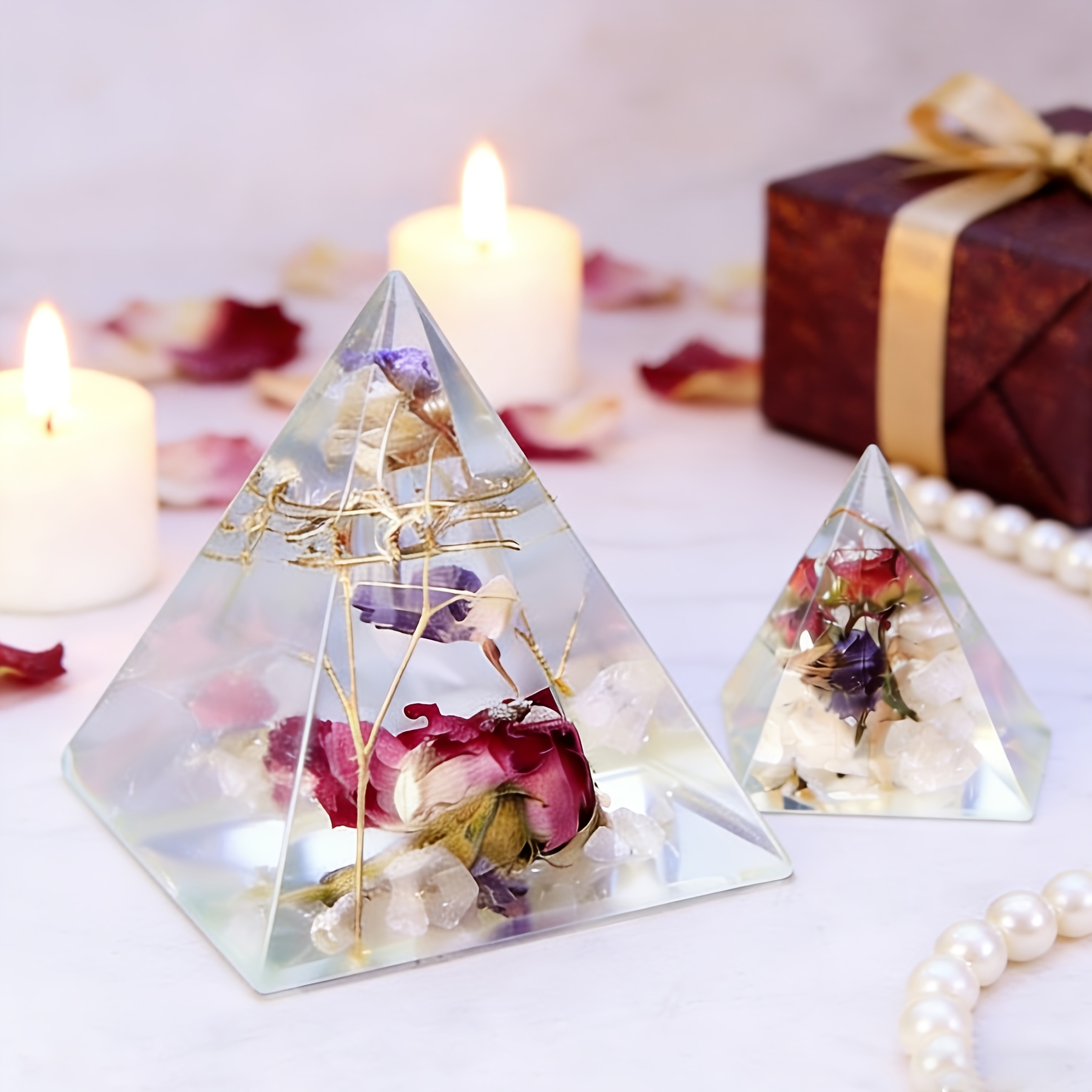 5개 - 다양한 크기의 피라미드 수지 몰드, DIY 수 - Resin Art Jewellery 리뷰 및 가격