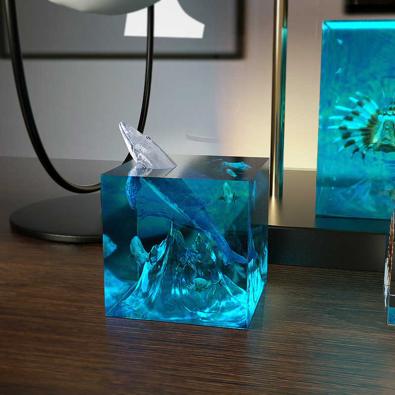3D 큐브 UV 수지 금형 DIY 보석 펜던트 탁상 장 - Resin Art Cube 리뷰 및 가격