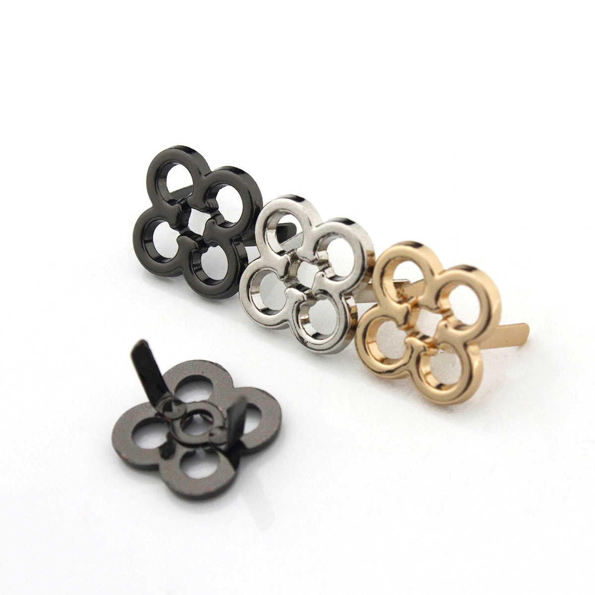 2pcs 금속 꽃 모양 장식 버클 가방 패션 클립 버클 - Resin Art Ring 리뷰 및 가격