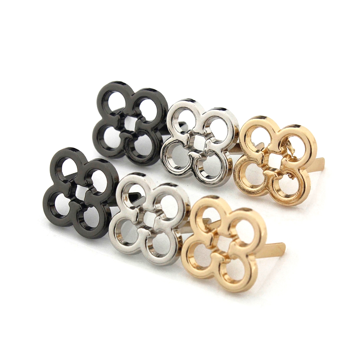 2pcs 금속 꽃 모양 장식 버클 가방 패션 클립 버클 - Resin Art Ring 리뷰 및 가격