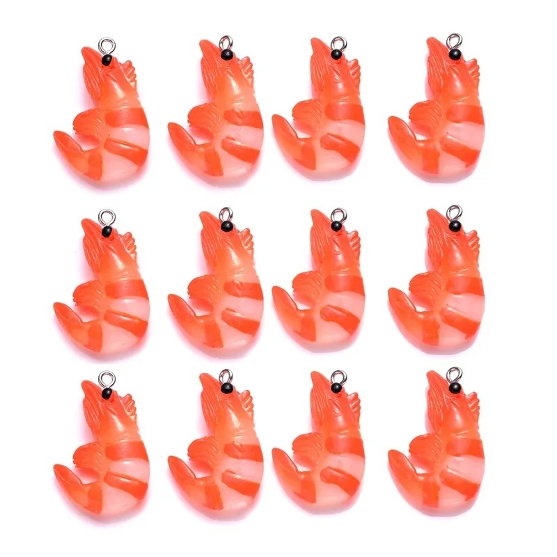 10Pcs 아크릴 수지 만화 해산물 참 3D 시뮬레이션 - Resin Art Accessories 리뷰 및 가격