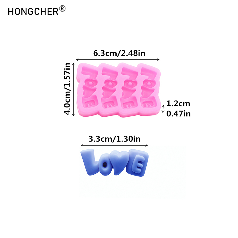 사랑의 편지 실리콘 몰드 DIY 휴대폰 케이스 헤어 액 - Resin Art Letters 리뷰 및 가격