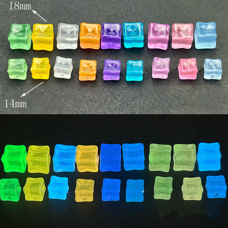 야광 스톤 스퀘어 시뮬레이션 아이스 큐브, 마당 및 크 - Resin Art Cube 리뷰 및 가격