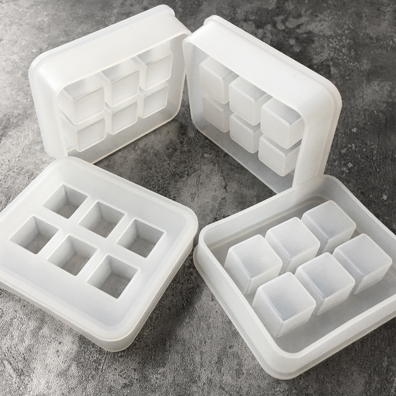 실리콘 몰드 큐브 볼 비즈, 6 구획 수지 실리콘 몰드 - Resin Art Letters 리뷰 및 가격