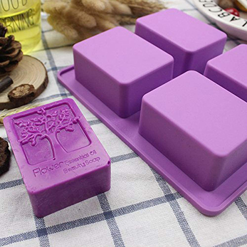 직사각형 생활 나무 실리콘 비누 금형 꽃 행복 DIY  - Tray Mold Rectangle 리뷰 및 가격