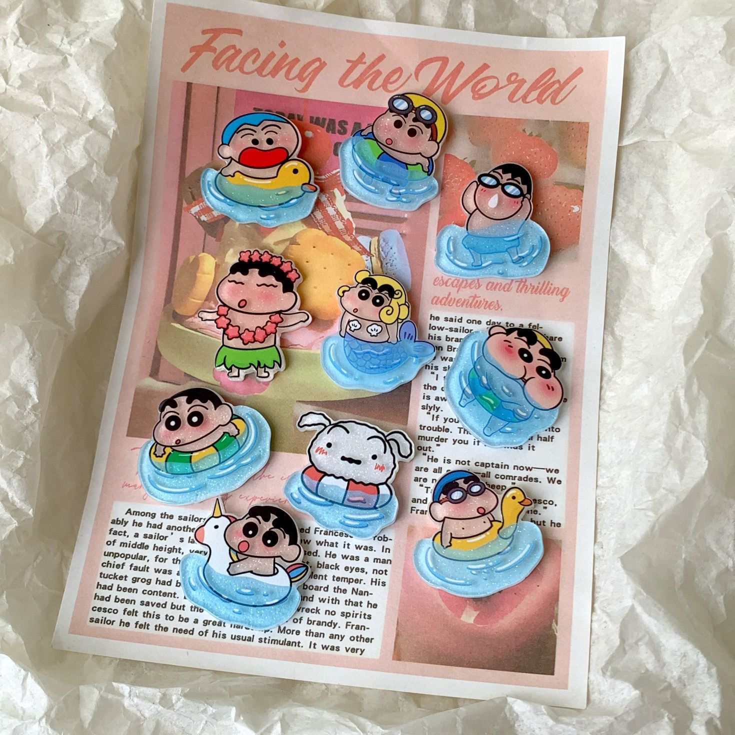 크레용신짱 레진 액세서리 팬 물컵 신발 버클 폰케이스  - Resin Art Accessories 리뷰 및 가격