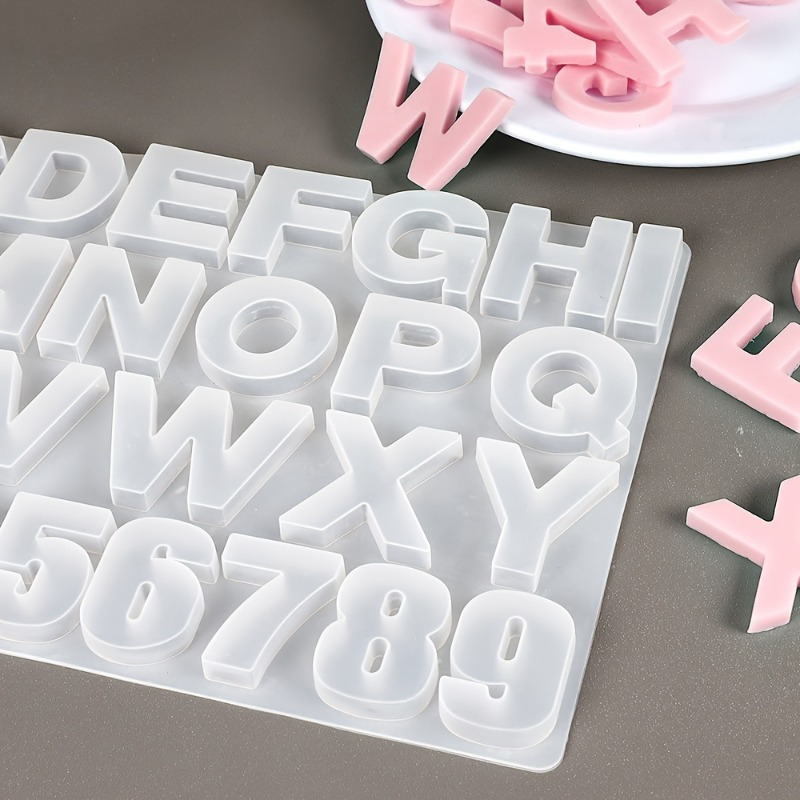A부터 Z까지의 문자 펜던트 실리콘 몰드, 알파벳 및  - Resin Art Jewellery 리뷰 및 가격