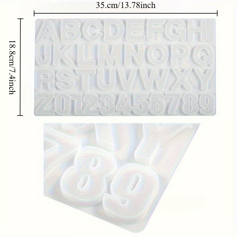 A부터 Z까지의 문자 펜던트 실리콘 몰드, 알파벳 및  - Resin Art Jewellery 리뷰 및 가격