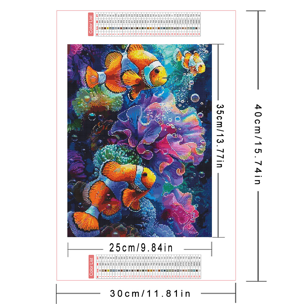 AZQSD 다이아몬드 페인팅 키트 물고기 동물 바다 맞 - Resin Art Beach 리뷰 및 가격