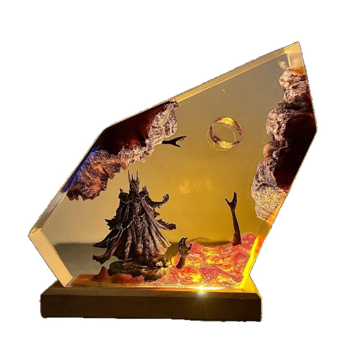 2026 신규 데몬 렐름 오가니즘 레진 테이블 램프 창 - Resin Art Ring 리뷰 및 가격