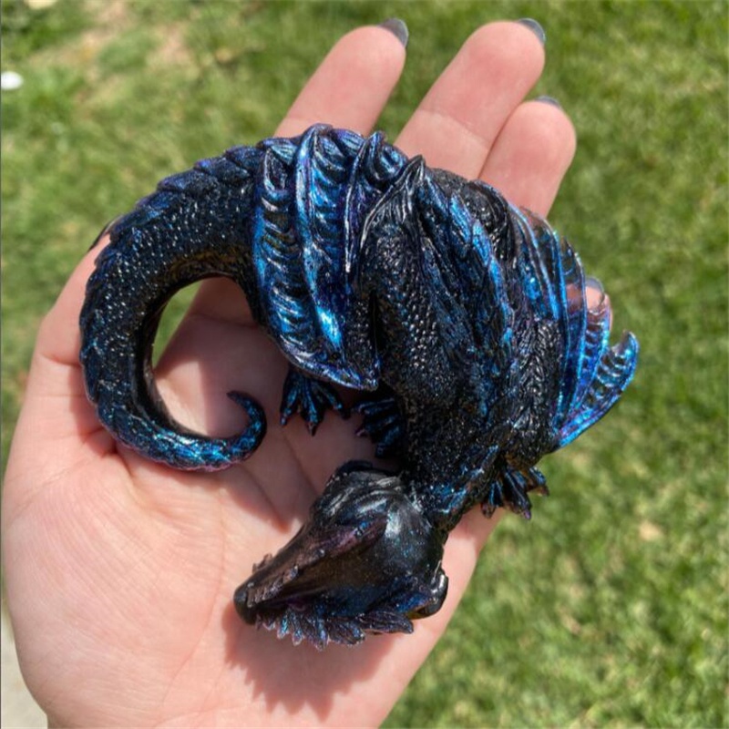 3 스타일 거울 졸린 드래곤 공룡 바다 드래곤 계란 수 - Resin Art Beach 리뷰 및 가격