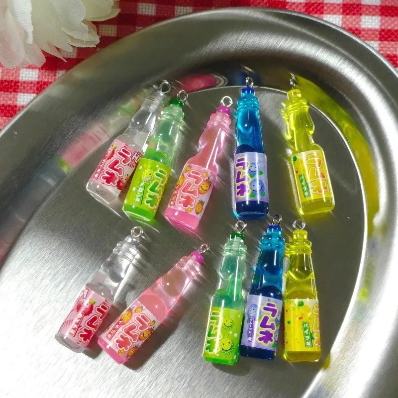 10Pcs 작은 소다병 레진 참 장식품 귀여운 음료병  - Resin Art Accessories 리뷰 및 가격