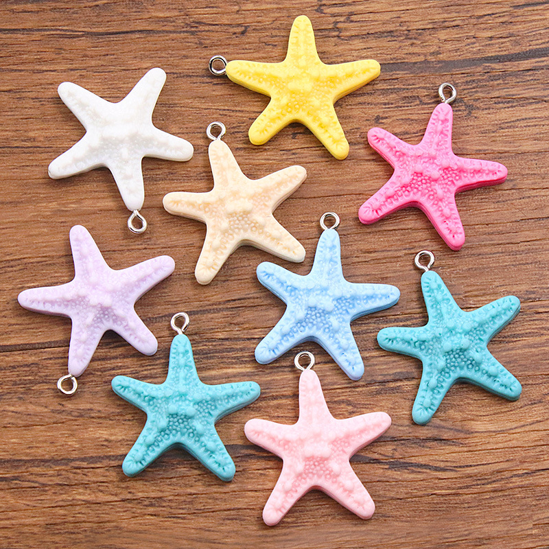 10개 도파민 컬러 불가사리 레진 참 오션 펜던트 DI - Resin Art Accessories 리뷰 및 가격