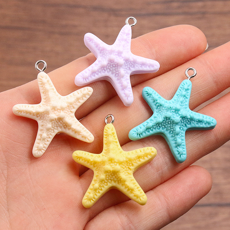 10개 도파민 컬러 불가사리 레진 참 오션 펜던트 DI - Resin Art Accessories 리뷰 및 가격