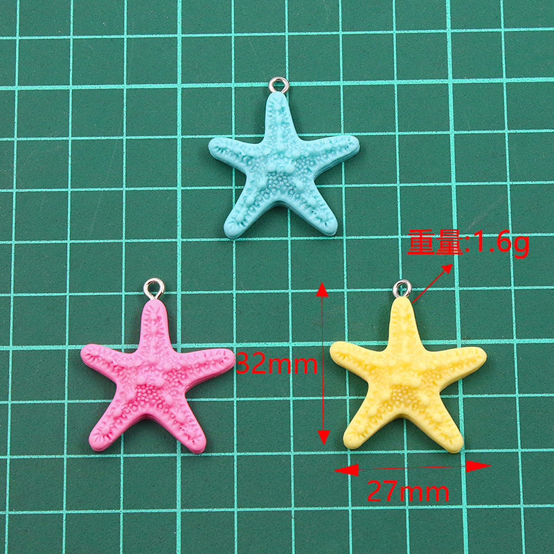 10개 도파민 컬러 불가사리 레진 참 오션 펜던트 DI - Resin Art Accessories 리뷰 및 가격