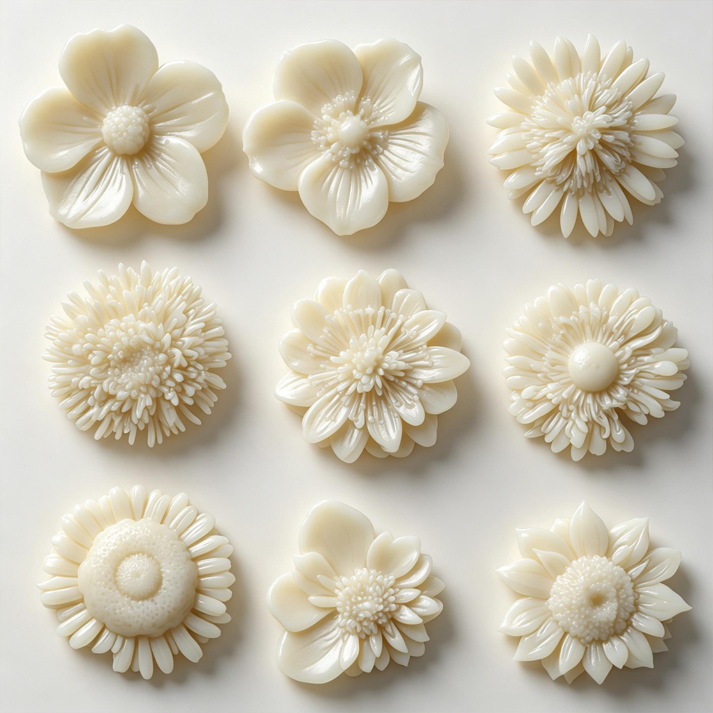 꽃 실리콘 몰드 세트 (레진, 왁스, 쥬얼리, 클레이, - Resin Art Jewellery 리뷰 및 가격