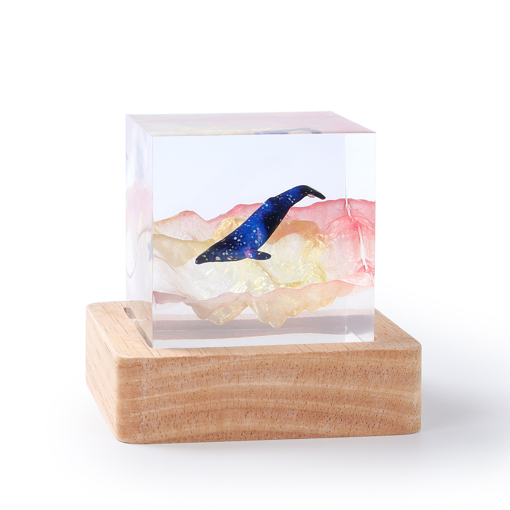 5cm 큐브 생물 레진 테이블 라이트 창의적인 예술 장 - Resin Art Cube 리뷰 및 가격