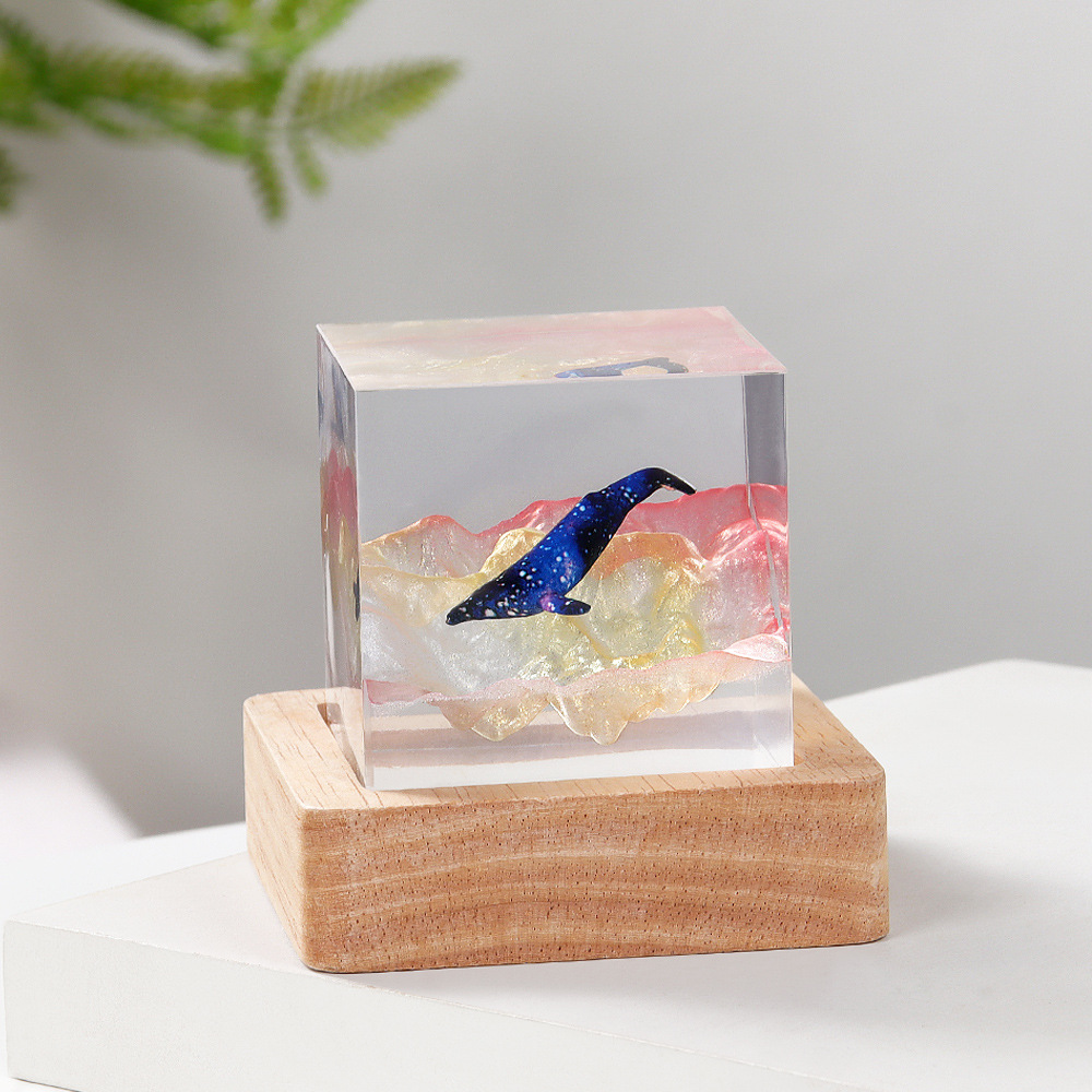 5cm 큐브 생물 레진 테이블 라이트 창의적인 예술 장 - Resin Art Cube 리뷰 및 가격