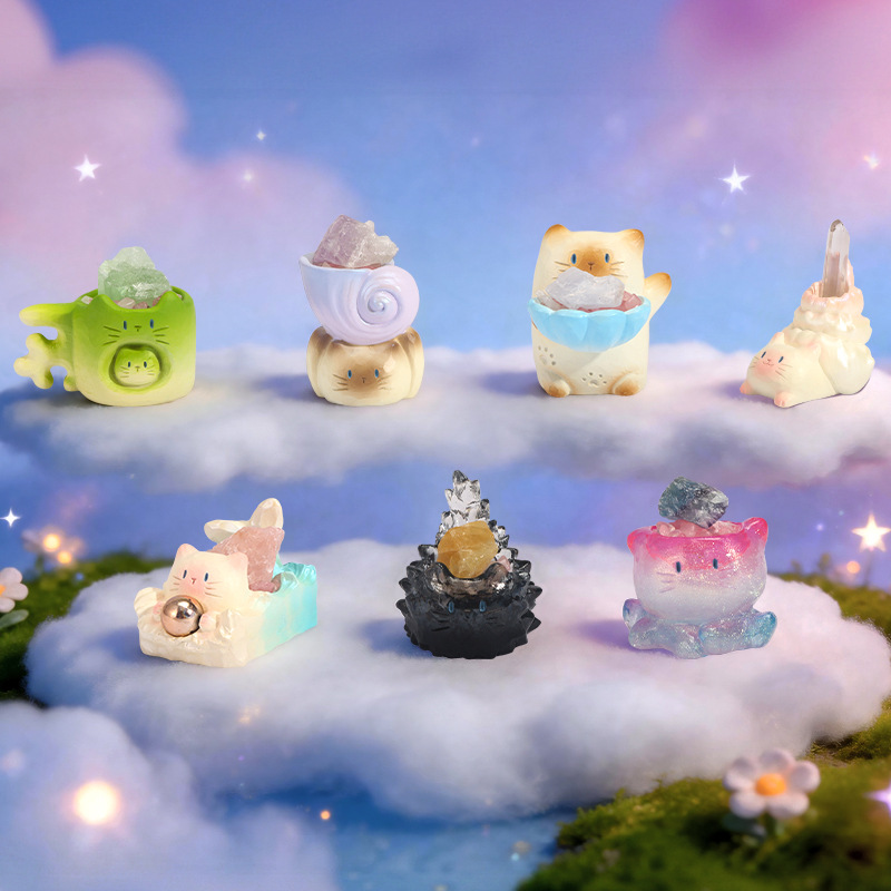 캣파이 씨 에너지 시리즈 크리스탈 블라인드 박스 귀여운 - Resin Art Beach 리뷰 및 가격