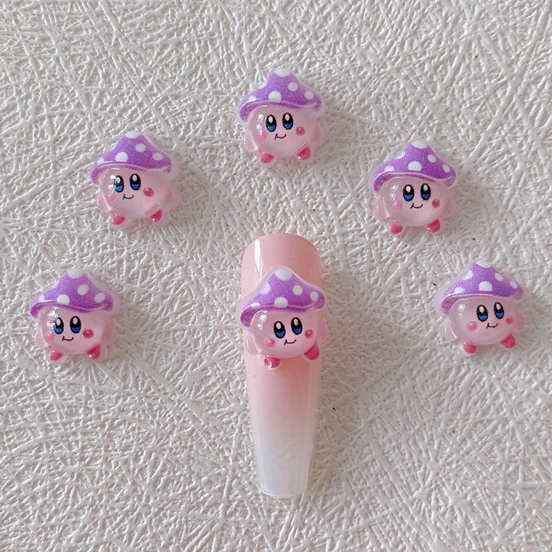 2/10/20pcs 커비 네일 참 3D 수지 귀여운 만 - Resin Art Accessories 리뷰 및 가격