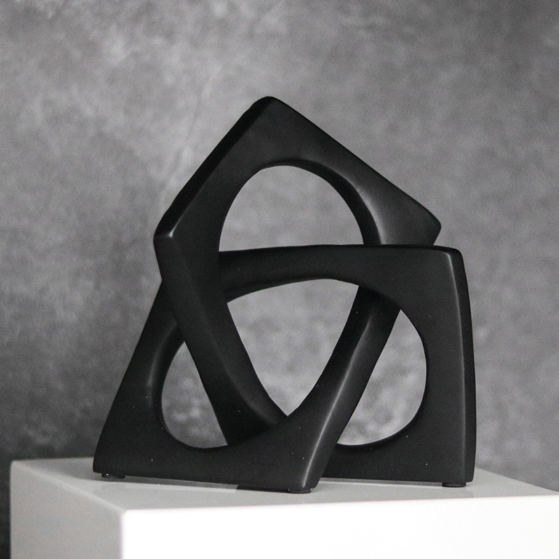 현대적인 기하학 조각, 거실 및 호텔 장식용 창의적인  - Resin Art Ring 리뷰 및 가격