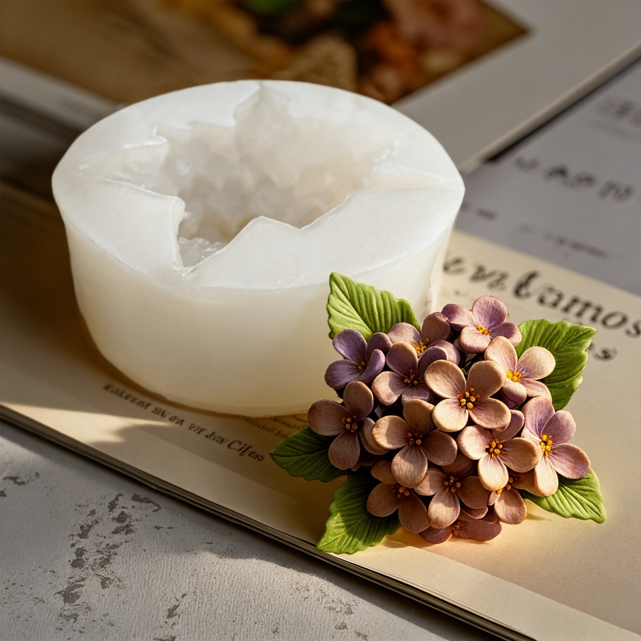 3D 장미 라일락 꽃 실리콘 몰드 2개, 레진 및 양초 - Resin Art For Rose 리뷰 및 가격
