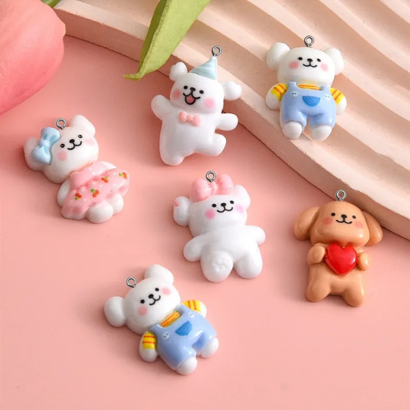 10개 만화 강아지 레진 참 키링 펜던트 쥬얼리 만들기 - Resin Art Accessories 리뷰 및 가격