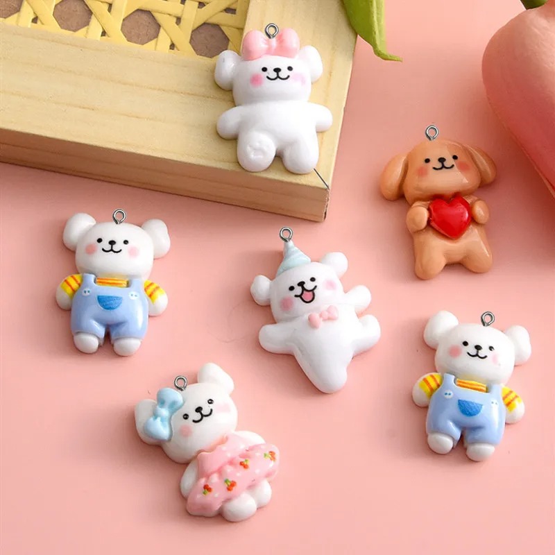 10개 만화 강아지 레진 참 키링 펜던트 쥬얼리 만들기 - Resin Art Accessories 리뷰 및 가격