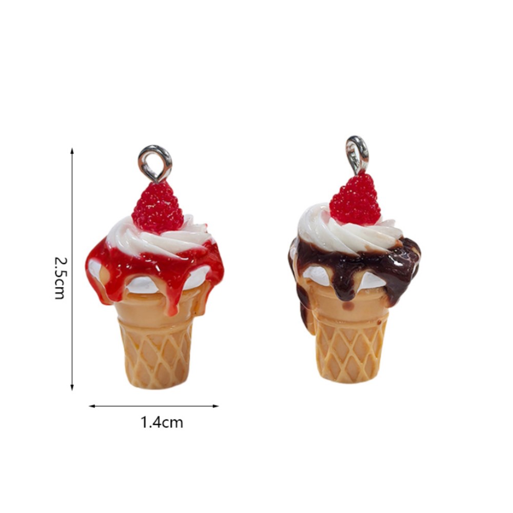 10Pcs 귀여운 3D 시뮬레이션 음식 아이스크림 수지 - Resin Art Accessories 리뷰 및 가격