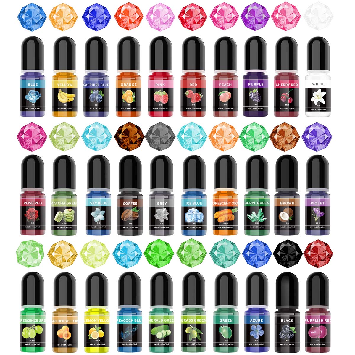 5ml/병 에폭시 수지 안료 액체 착색제 염료 UV A - Resin Art And Jewelry 리뷰 및 가격