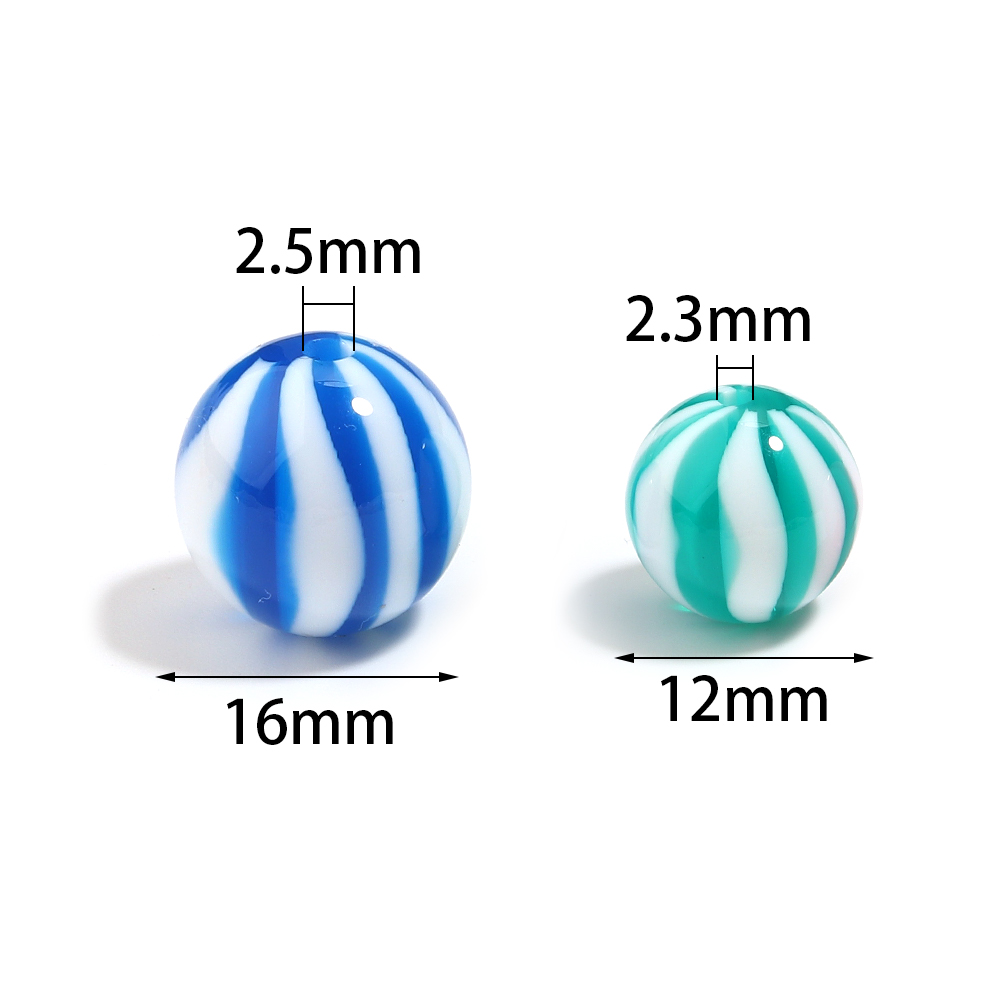 10-20pcs 12/16mm 캔디 컬러 스트라이프 비 - Resin Art Accessories 리뷰 및 가격