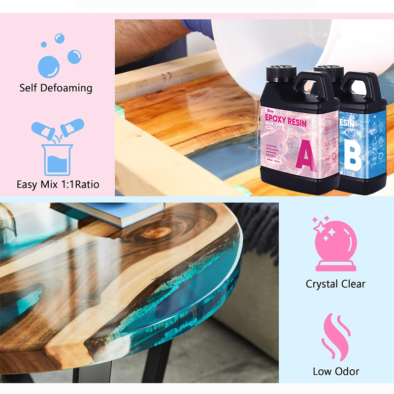 크리스탈 클리어 1:1 에폭시 레진 키트 – 레진 아트 - Resin Art And Jewelry 리뷰 및 가격