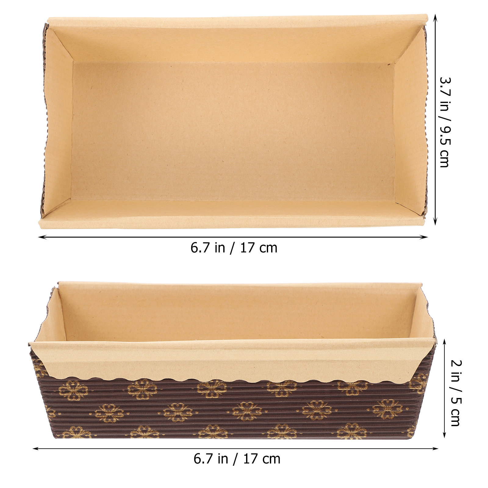 25개입 베이킹 로프 종이 팬 직사각형 일회용 케이크  - Tray Mold Rectangle 리뷰 및 가격