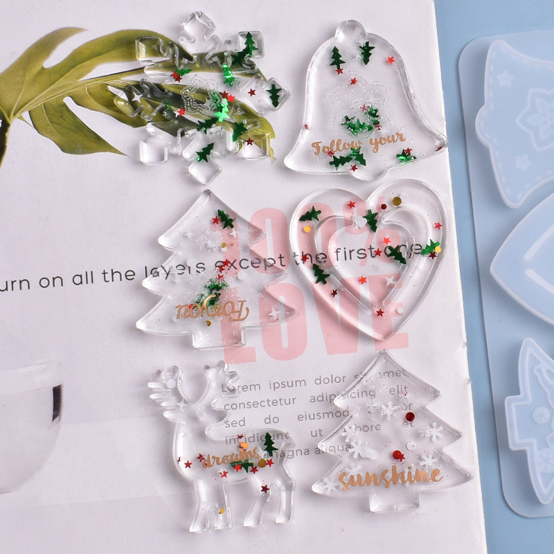 크리스마스 몰드 DIY 레진 크리스탈 에폭시 몰드 눈송 - Resin Art Jewellery 리뷰 및 가격